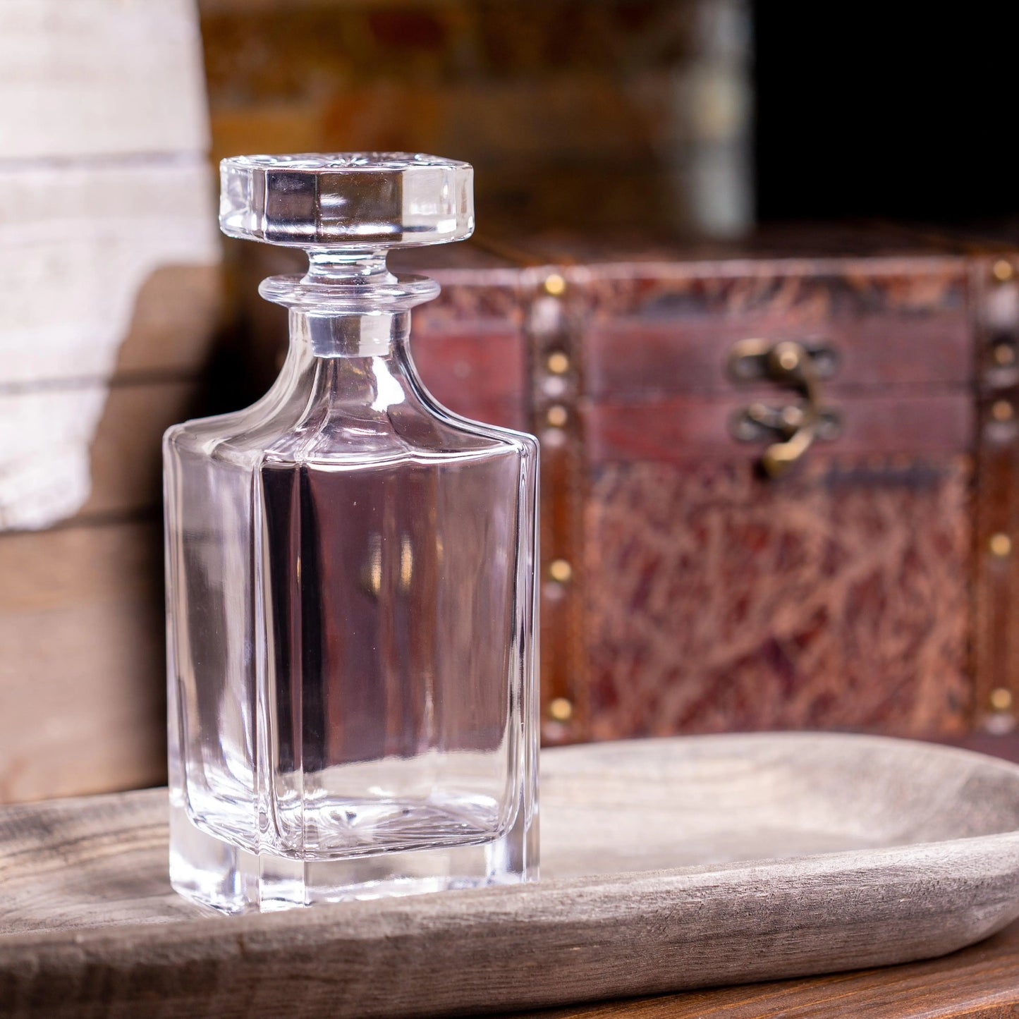 Whiskey Decanter - Square - 750ML